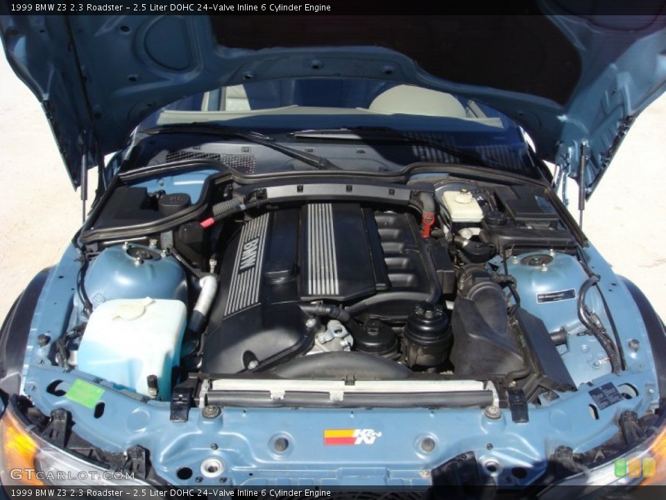 2.5 Liter DOHC 24-Valve Inline 6 Cylinder 1999 BMW Z3 Engine