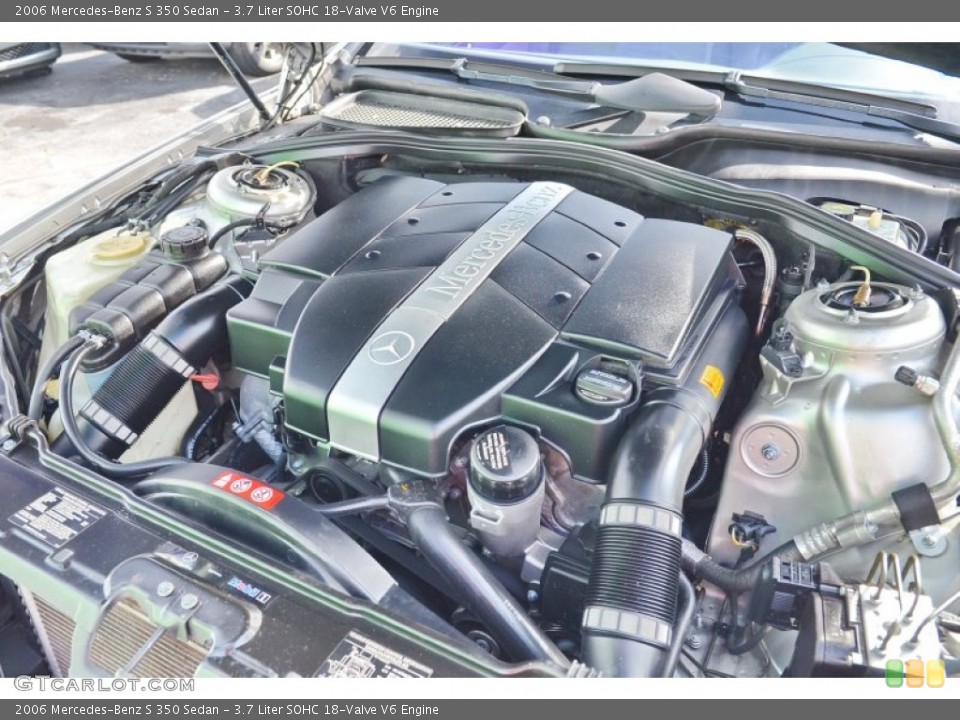 3.7 Liter SOHC 18-Valve V6 2006 Mercedes-Benz S Engine