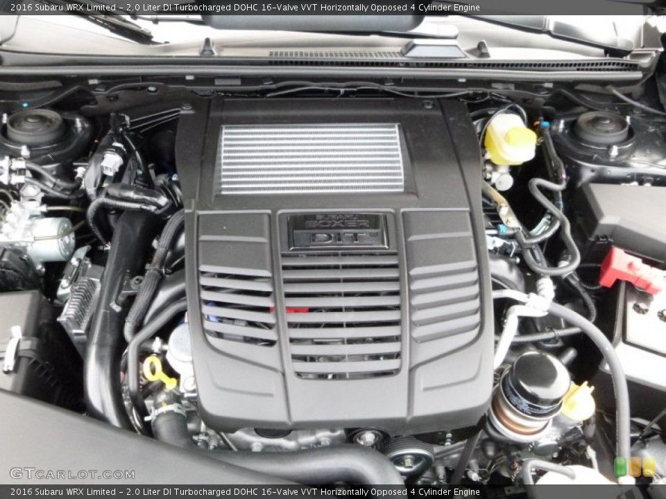 2.0 Liter DI Turbocharged DOHC 16-Valve VVT Horizontally Opposed 4 Cylinder Engine for the 2016 Subaru WRX #107472329