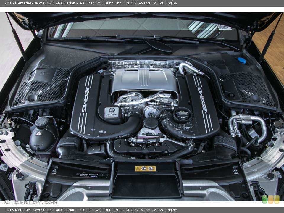 4.0 Liter AMG DI biturbo DOHC 32-Valve VVT V8 Engine for the 2016 Mercedes-Benz C #107472767