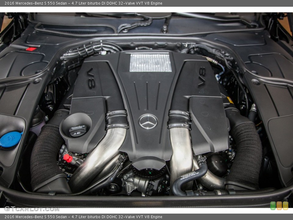 4.7 Liter biturbo DI DOHC 32-Valve VVT V8 Engine for the 2016 Mercedes-Benz S #107520042