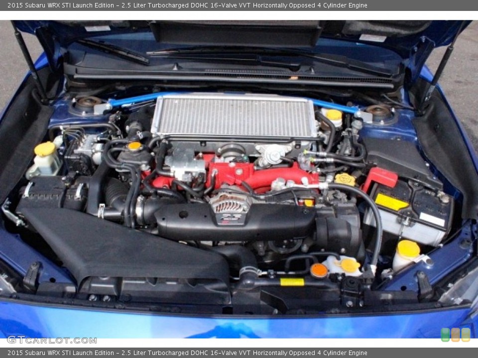 2.5 Liter Turbocharged DOHC 16-Valve VVT Horizontally Opposed 4 Cylinder Engine for the 2015 Subaru WRX #107531195