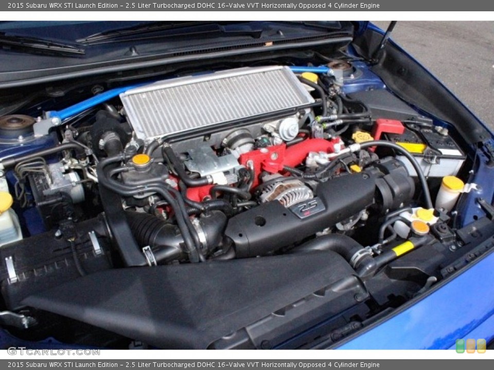 2.5 Liter Turbocharged DOHC 16-Valve VVT Horizontally Opposed 4 Cylinder Engine for the 2015 Subaru WRX #107531204