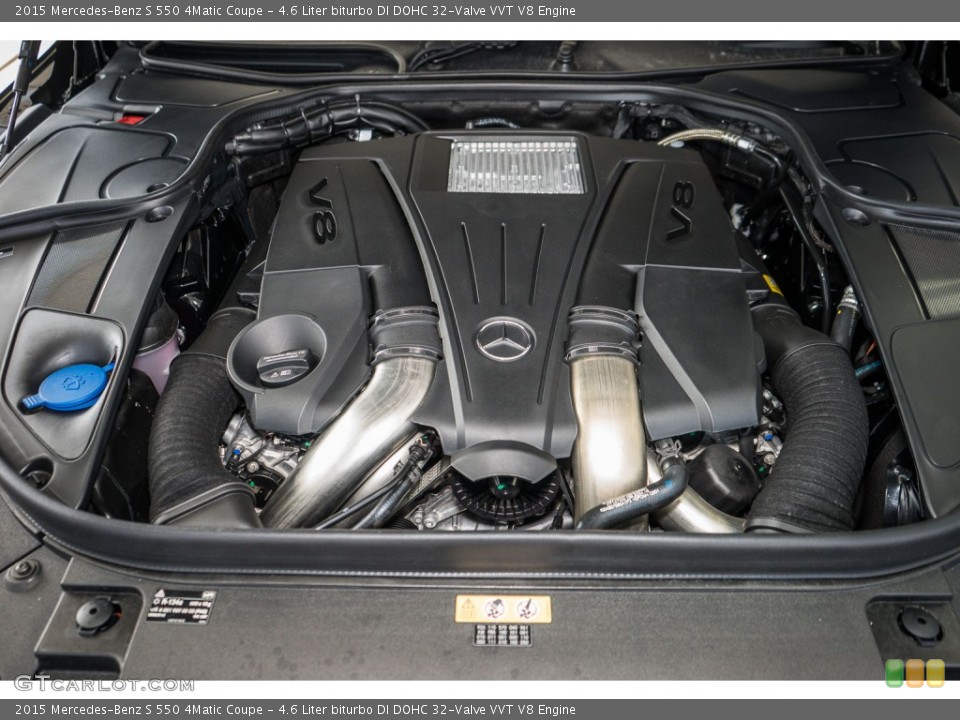 4.6 Liter biturbo DI DOHC 32-Valve VVT V8 Engine for the 2015 Mercedes-Benz S #107540787