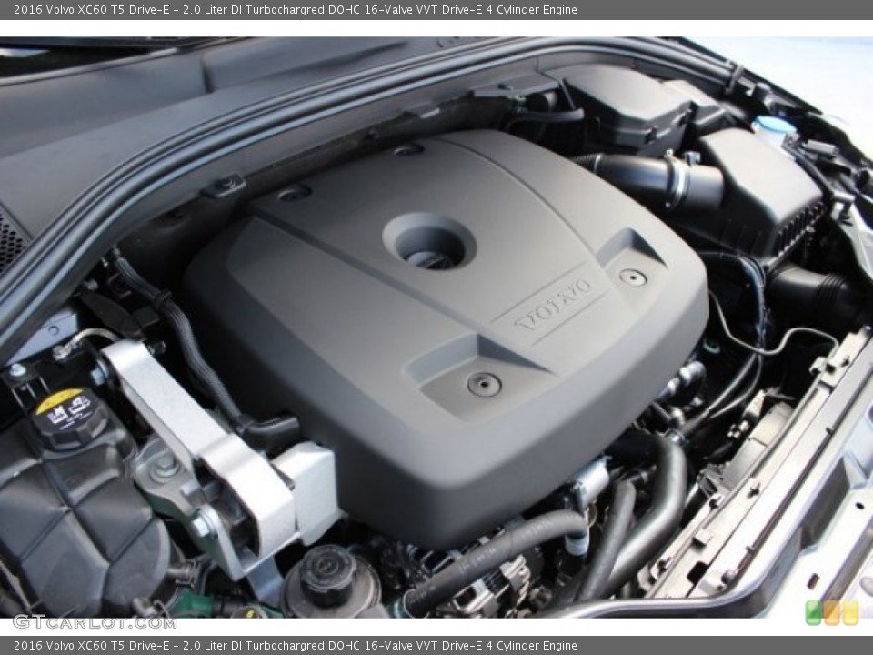 2.0 Liter DI Turbochargred DOHC 16-Valve VVT Drive-E 4 Cylinder 2016 Volvo XC60 Engine