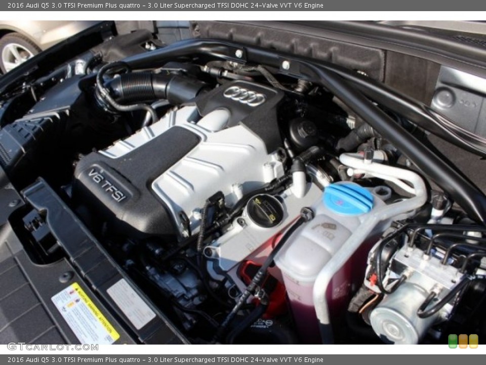 3.0 Liter Supercharged TFSI DOHC 24-Valve VVT V6 2016 Audi Q5 Engine