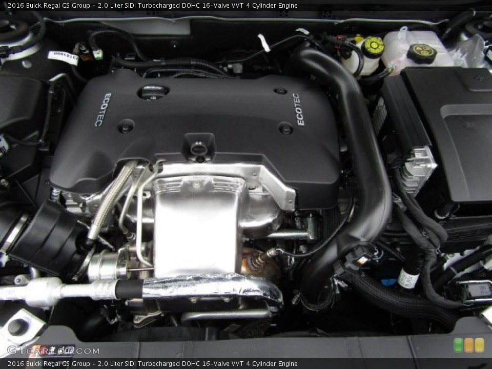 2.0 Liter SIDI Turbocharged DOHC 16-Valve VVT 4 Cylinder 2016 Buick Regal Engine