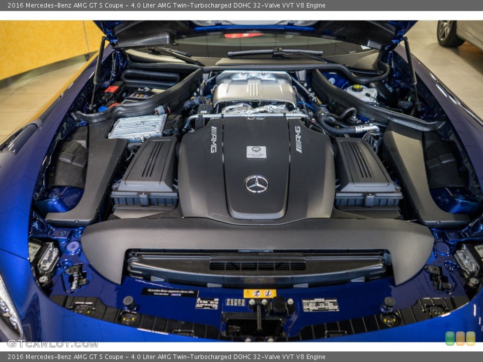 4.0 Liter AMG Twin-Turbocharged DOHC 32-Valve VVT V8 Engine for the 2016 Mercedes-Benz AMG GT S #107647076