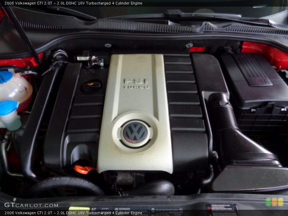 2.0L DOHC 16V Turbocharged 4 Cylinder 2006 Volkswagen GTI Engine