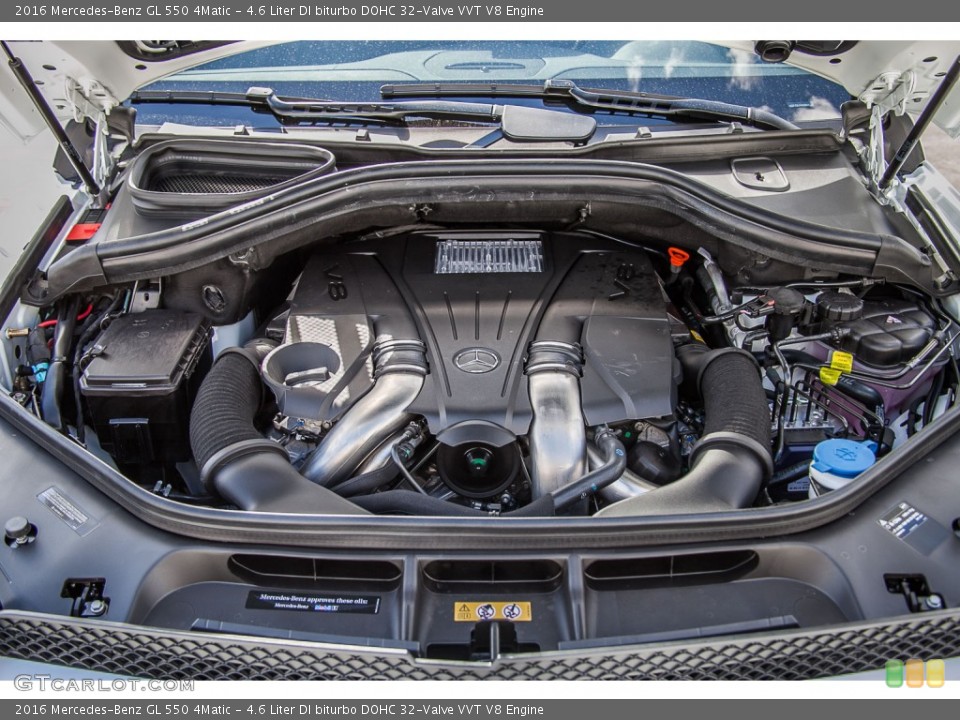 4.6 Liter DI biturbo DOHC 32-Valve VVT V8 Engine for the 2016 Mercedes-Benz GL #107714565