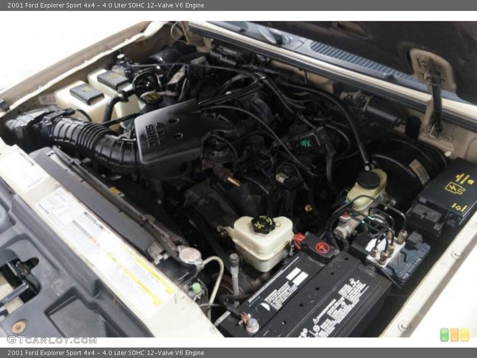 4.0 Liter SOHC 12-Valve V6 Engine for the 2001 Ford Explorer #107717985
