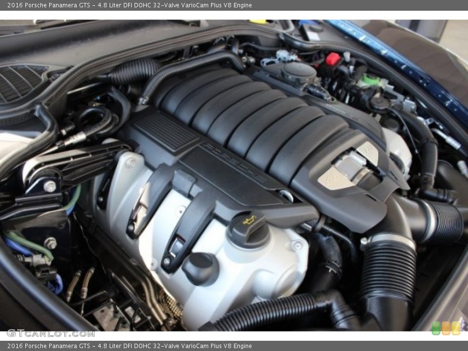 4.8 Liter DFI DOHC 32-Valve VarioCam Plus V8 2016 Porsche Panamera Engine