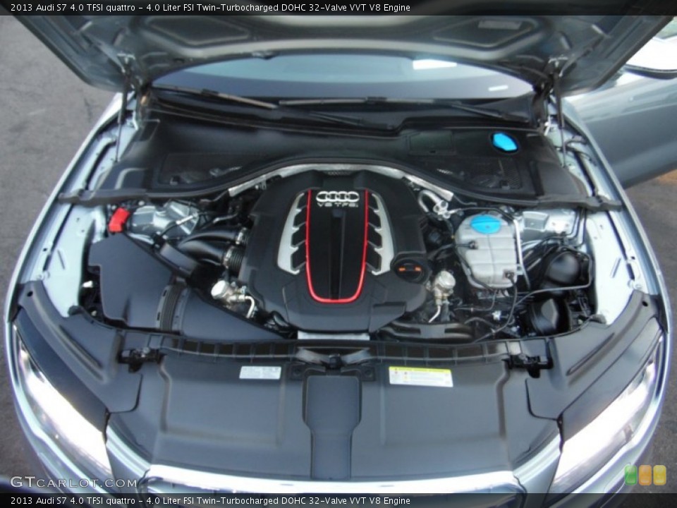 4.0 Liter FSI Twin-Turbocharged DOHC 32-Valve VVT V8 Engine for the 2013 Audi S7 #107760881