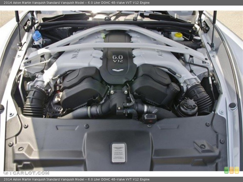 6.0 Liter DOHC 48-Valve VVT V12 Engine for the 2014 Aston Martin Vanquish #107762618