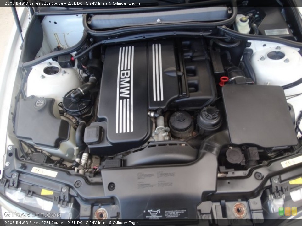 2.5L DOHC 24V Inline 6 Cylinder 2005 BMW 3 Series Engine