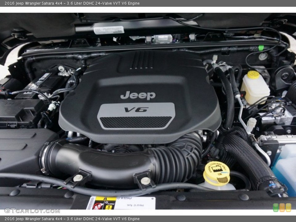 3.6 Liter DOHC 24-Valve VVT V6 Engine for the 2016 Jeep Wrangler #107805383