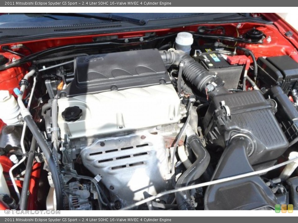 2.4 Liter SOHC 16-Valve MIVEC 4 Cylinder Engine for the 2011 Mitsubishi Eclipse #107813258