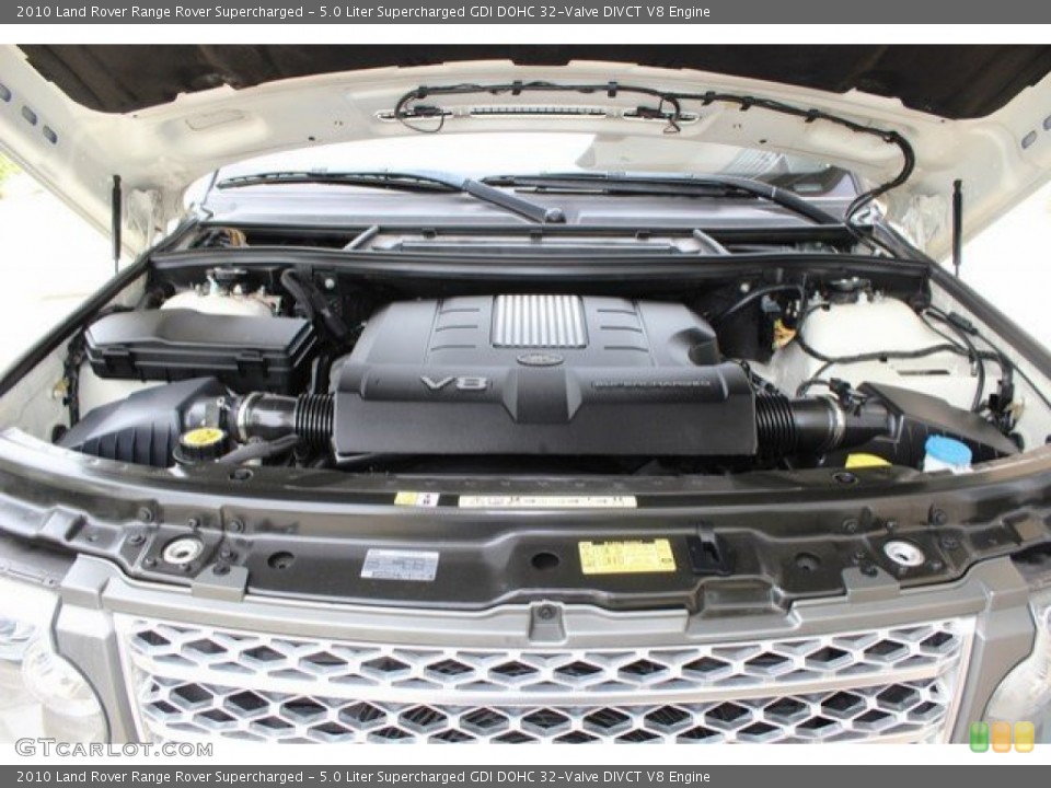 5.0 Liter Supercharged GDI DOHC 32-Valve DIVCT V8 Engine for the 2010 Land Rover Range Rover #107822300