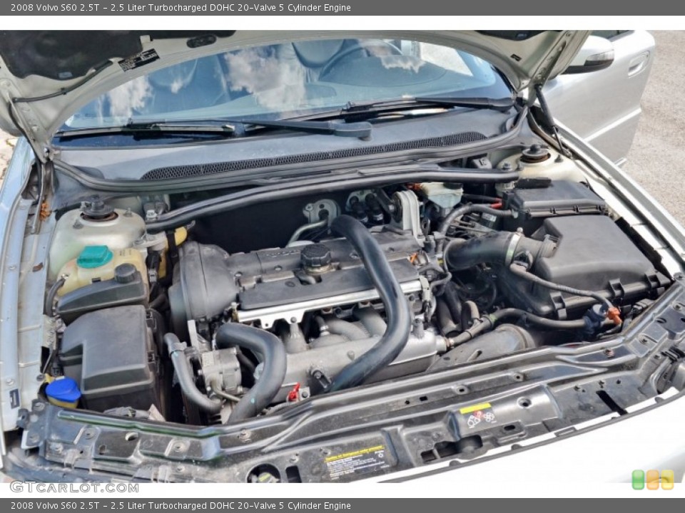 2.5 Liter Turbocharged DOHC 20-Valve 5 Cylinder Engine for the 2008 Volvo S60 #107849025