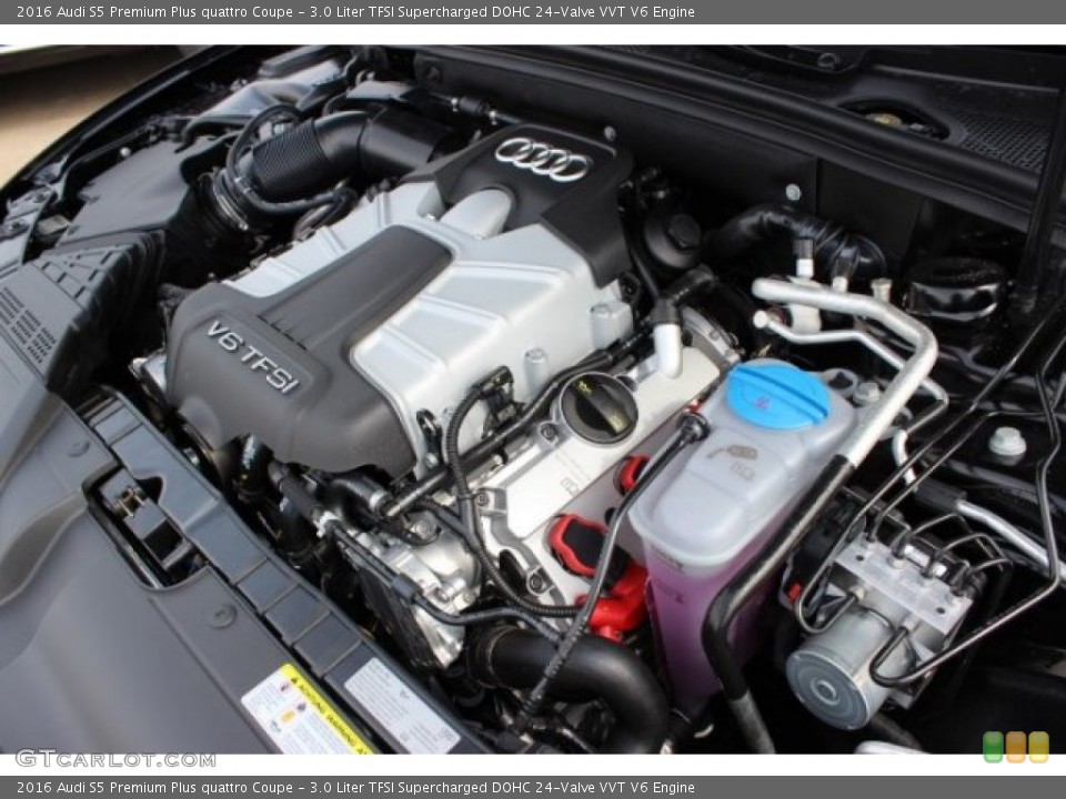 3.0 Liter TFSI Supercharged DOHC 24-Valve VVT V6 Engine for the 2016 Audi S5 #107858250