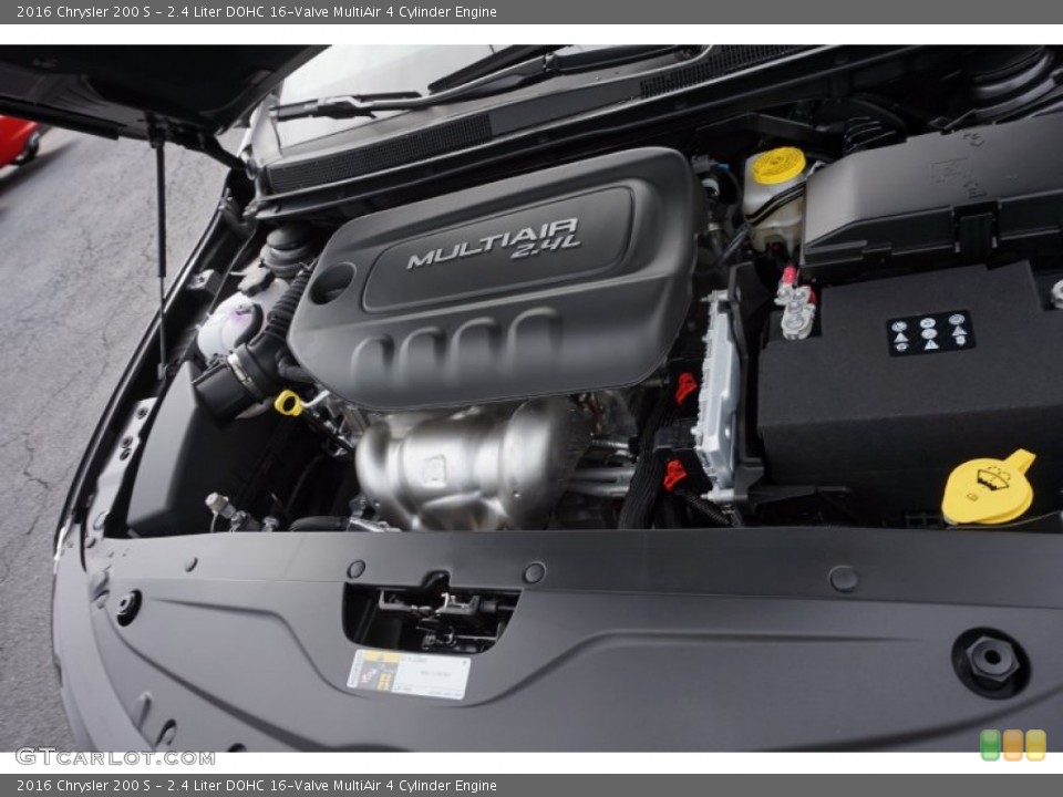 2.4 Liter DOHC 16-Valve MultiAir 4 Cylinder 2016 Chrysler 200 Engine