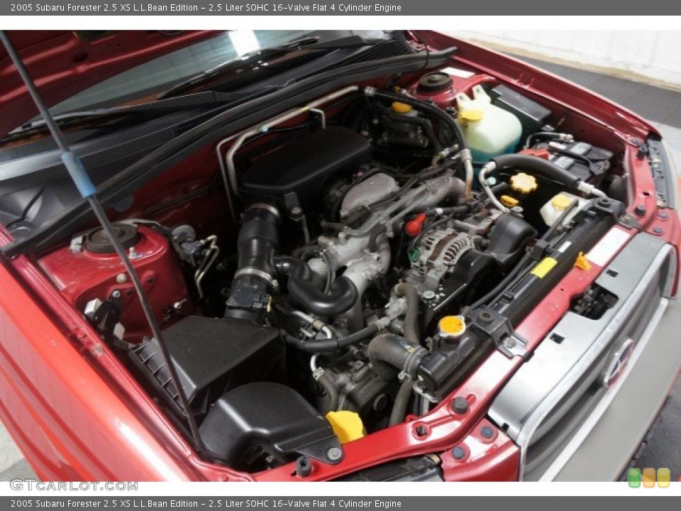 2.5 Liter SOHC 16-Valve Flat 4 Cylinder Engine for the 2005 Subaru Forester #107905849