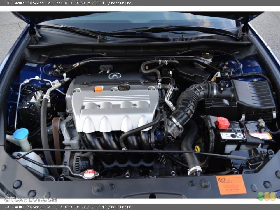 2.4 Liter DOHC 16-Valve VTEC 4 Cylinder 2012 Acura TSX Engine