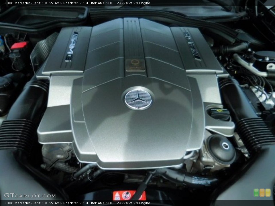5.4 Liter AMG SOHC 24-Valve V8 2008 Mercedes-Benz SLK Engine