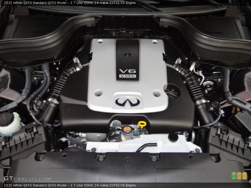 3.7 Liter DOHC 24-Valve CVTCS V6 2015 Infiniti QX50 Engine