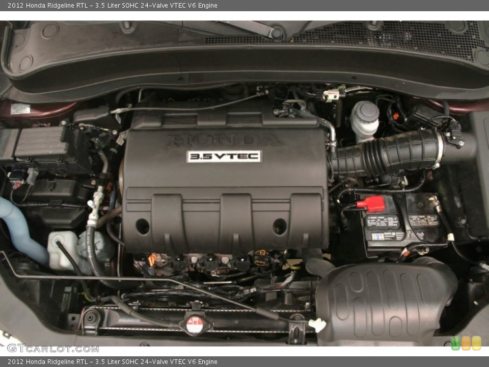 3.5 Liter SOHC 24-Valve VTEC V6 2012 Honda Ridgeline Engine