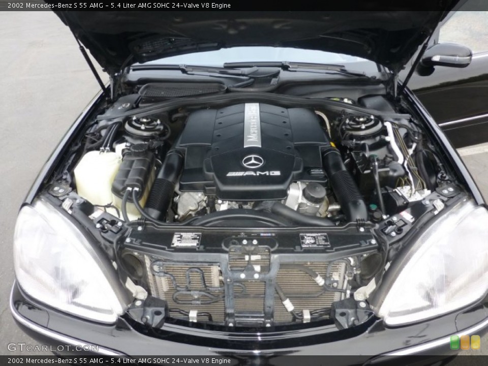 5.4 Liter AMG SOHC 24-Valve V8 2002 Mercedes-Benz S Engine