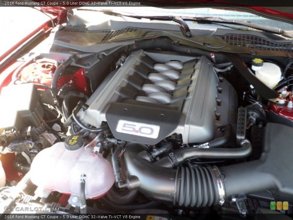 5.0 Liter DOHC 32-Valve Ti-VCT V8 Engine for the 2016 Ford Mustang #108023942