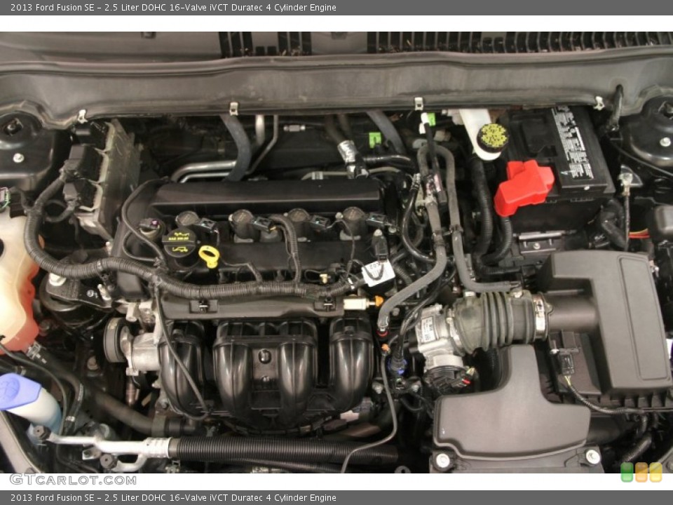 2.5 Liter DOHC 16-Valve iVCT Duratec 4 Cylinder Engine for the 2013 Ford Fusion #108068989