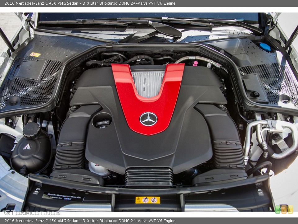 3.0 Liter DI biturbo DOHC 24-Valve VVT V6 Engine for the 2016 Mercedes-Benz C #108094901