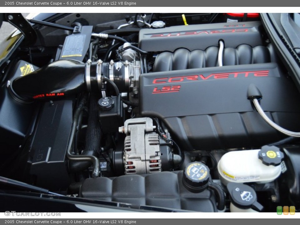 6.0 Liter OHV 16-Valve LS2 V8 Engine for the 2005 Chevrolet Corvette #108095651