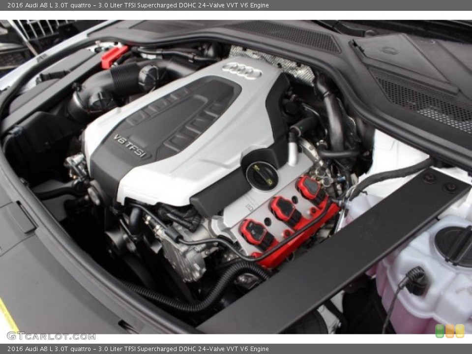 3.0 Liter TFSI Supercharged DOHC 24-Valve VVT V6 Engine for the 2016 Audi A8 #108099296