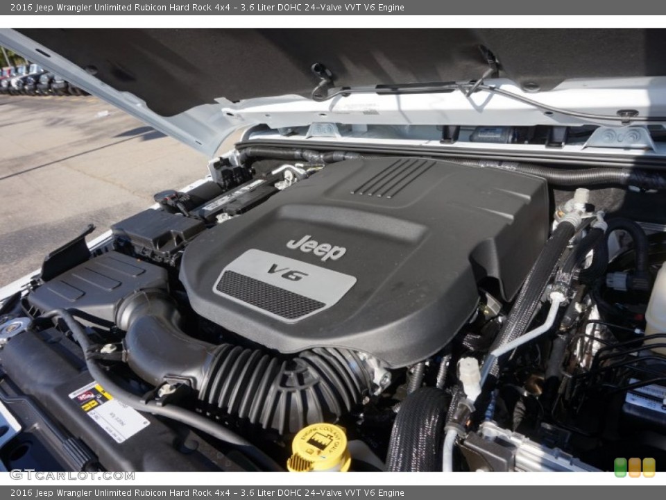 3.6 Liter DOHC 24-Valve VVT V6 Engine for the 2016 Jeep Wrangler Unlimited #108111141