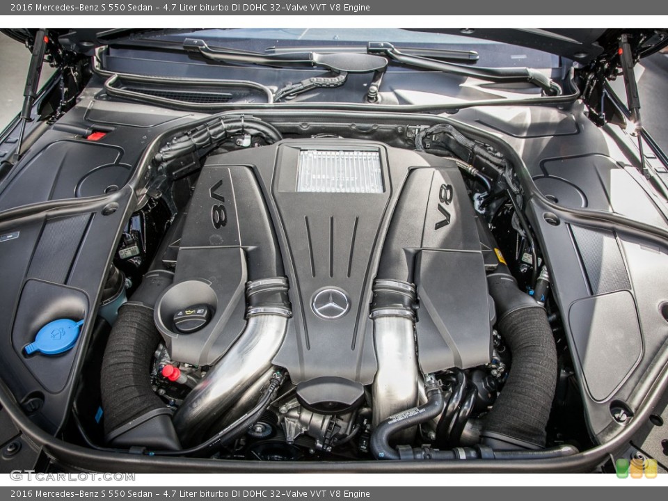 4.7 Liter biturbo DI DOHC 32-Valve VVT V8 Engine for the 2016 Mercedes-Benz S #108135525
