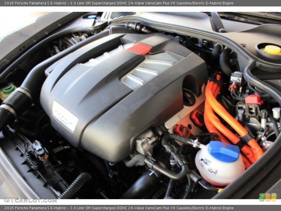 3.0 Liter DFI Supercharged DOHC 24-Valve VarioCam Plus V6 Gasoline/Electric E-Hybrid Engine for the 2016 Porsche Panamera #108150343