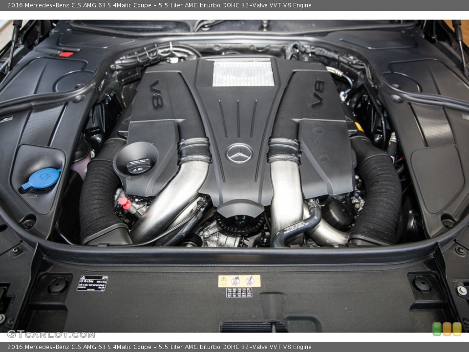 5.5 Liter AMG biturbo DOHC 32-Valve VVT V8 Engine for the 2016 Mercedes-Benz CLS #108168466