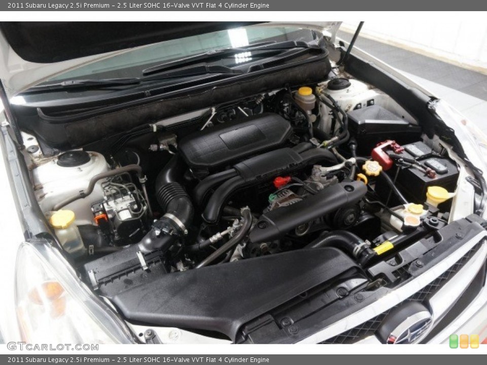 2.5 Liter SOHC 16-Valve VVT Flat 4 Cylinder Engine for the 2011 Subaru Legacy #108200203
