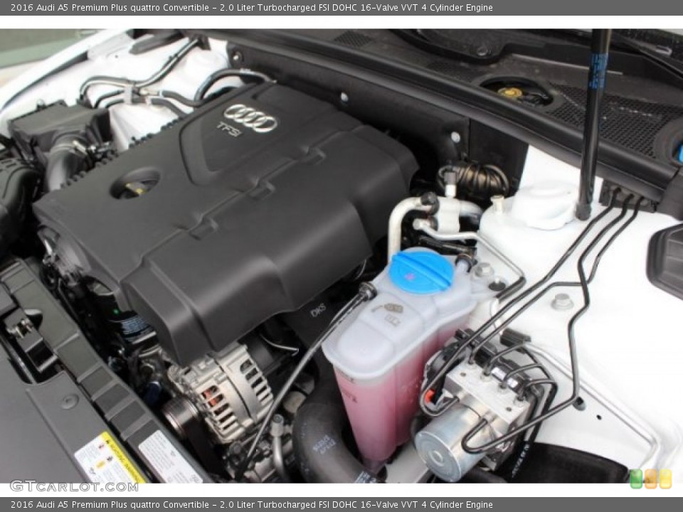 2.0 Liter Turbocharged FSI DOHC 16-Valve VVT 4 Cylinder Engine for the 2016 Audi A5 #108204499