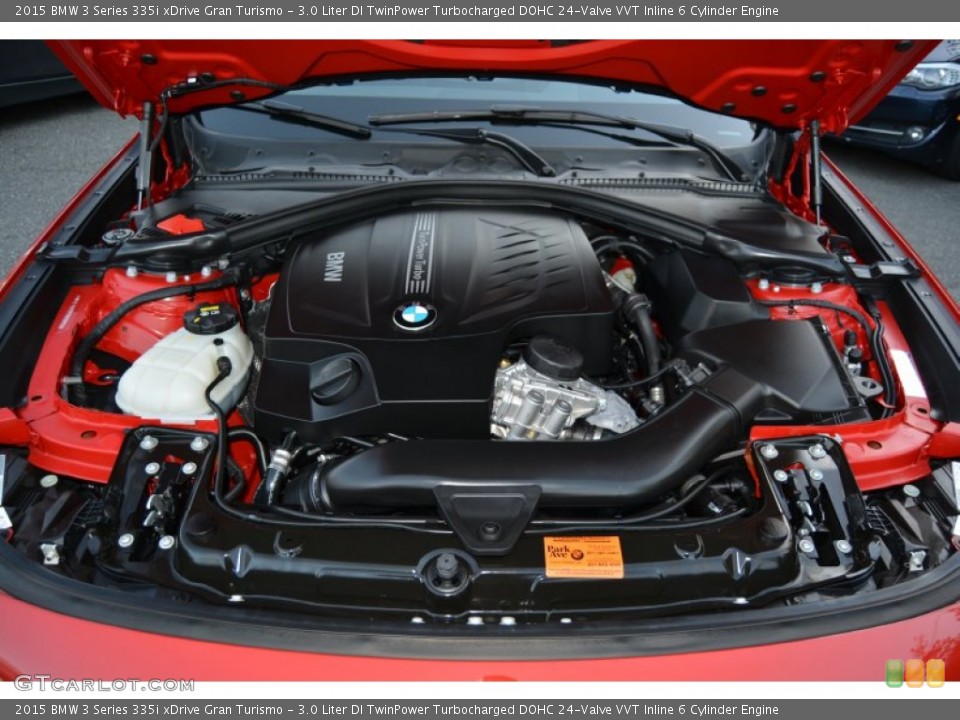 3.0 Liter DI TwinPower Turbocharged DOHC 24-Valve VVT Inline 6 Cylinder 2015 BMW 3 Series Engine