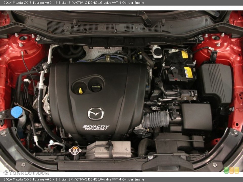 2.5 Liter SKYACTIV-G DOHC 16-valve VVT 4 Cyinder Engine for the 2014 Mazda CX-5 #108256293