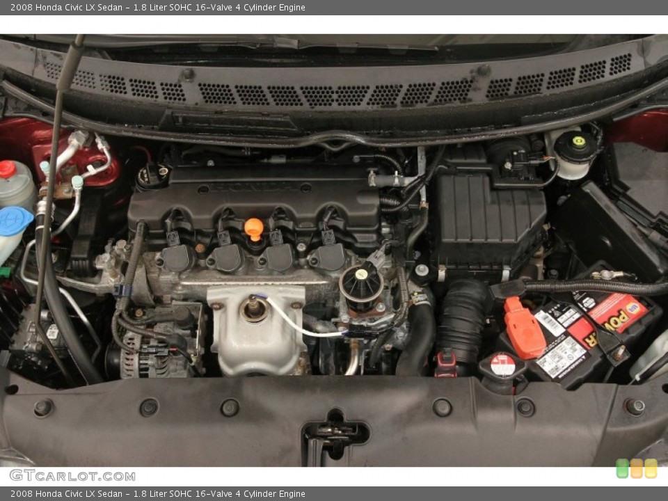 1.8 Liter SOHC 16-Valve 4 Cylinder Engine for the 2008 Honda Civic #108282002