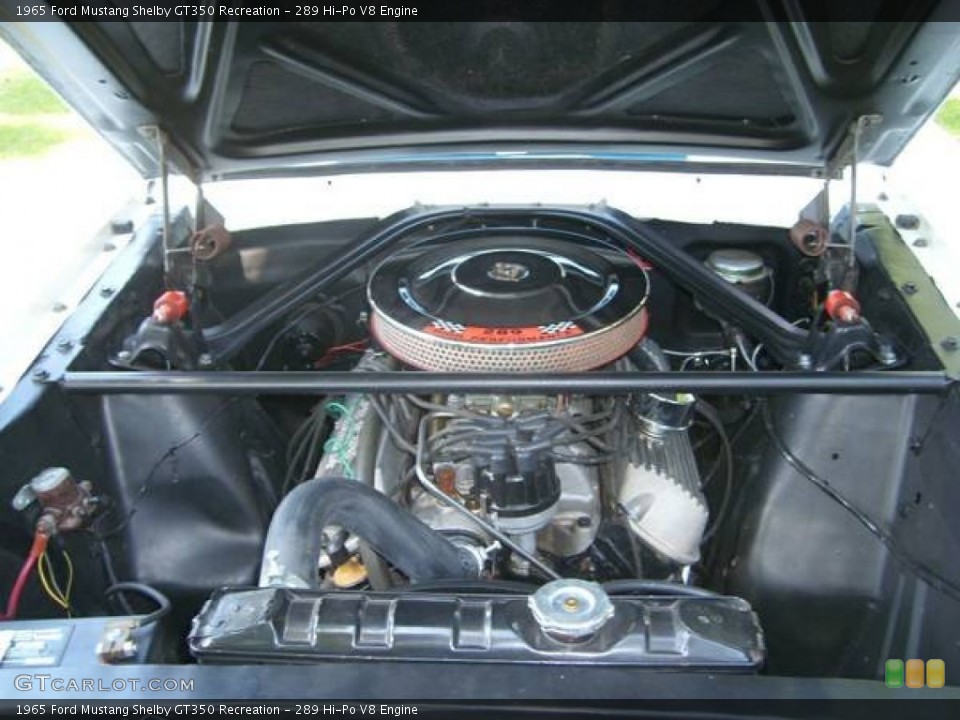 289 Hi-Po V8 1965 Ford Mustang Engine