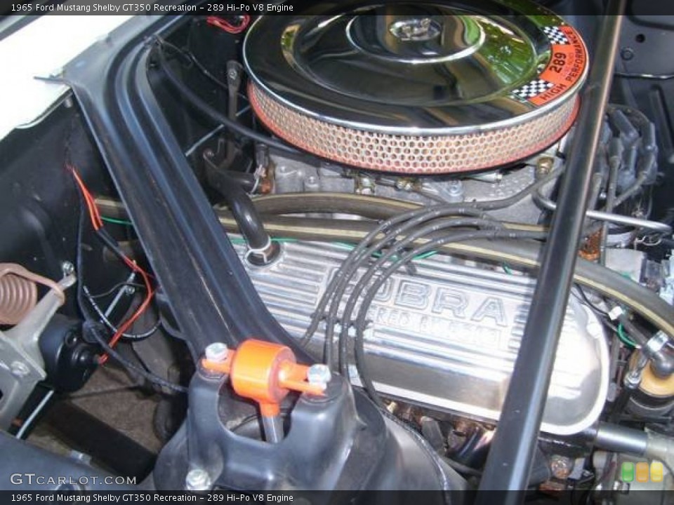 289 Hi-Po V8 Engine for the 1965 Ford Mustang #108298452