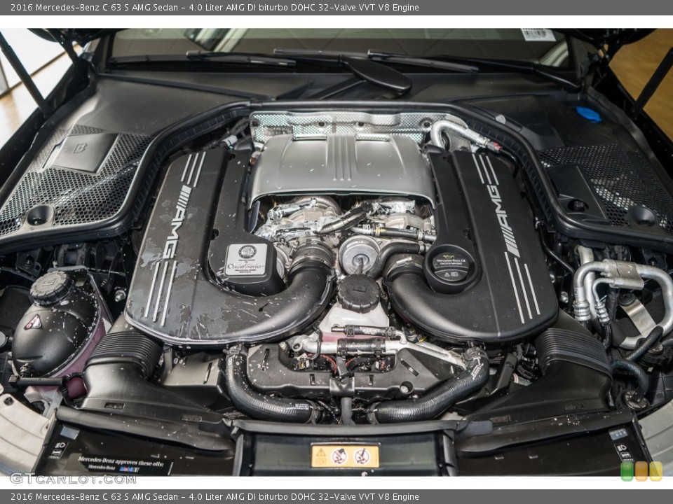 4.0 Liter AMG DI biturbo DOHC 32-Valve VVT V8 Engine for the 2016 Mercedes-Benz C #108321561