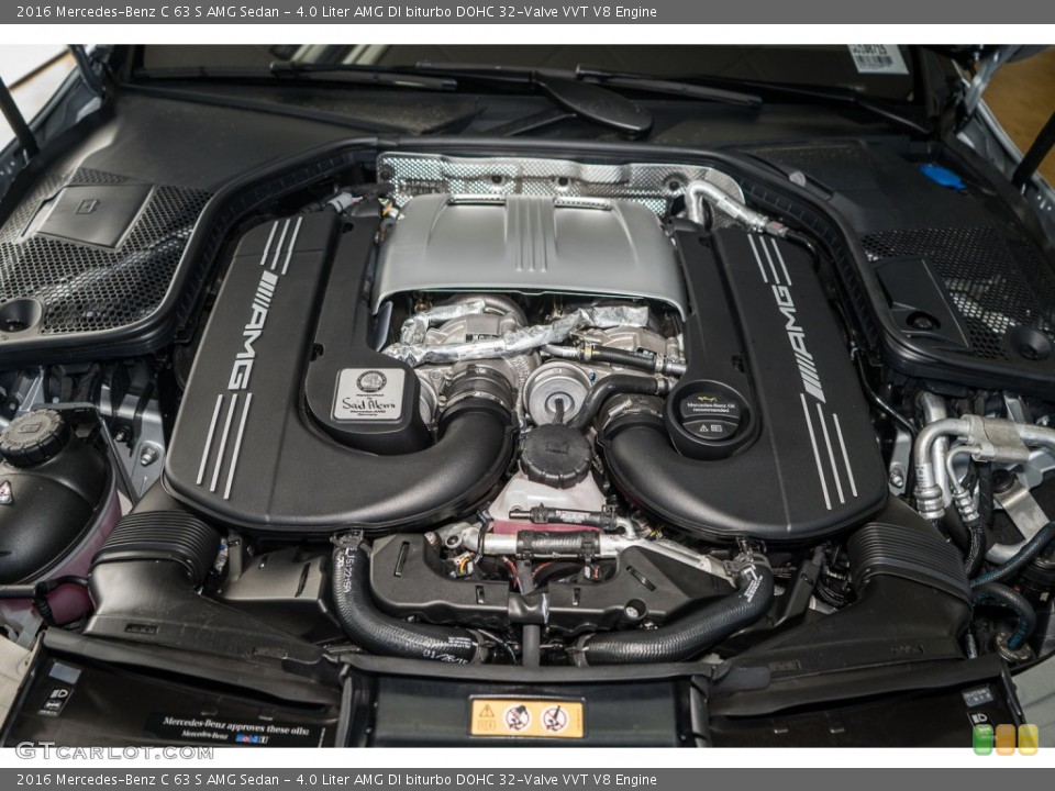4.0 Liter AMG DI biturbo DOHC 32-Valve VVT V8 Engine for the 2016 Mercedes-Benz C #108322626