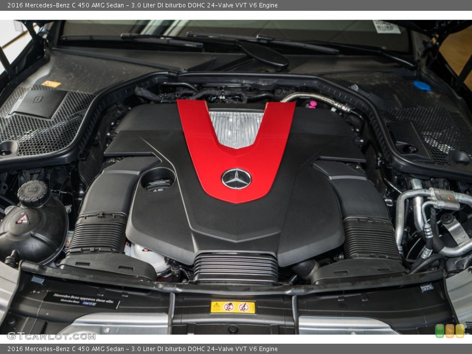 3.0 Liter DI biturbo DOHC 24-Valve VVT V6 Engine for the 2016 Mercedes-Benz C #108323823